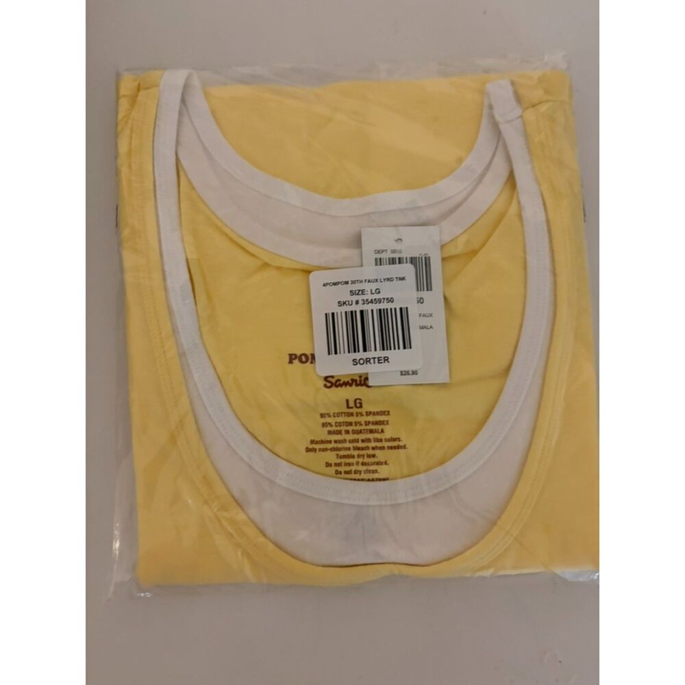 Pompompurin Layered Girls Tank Top large